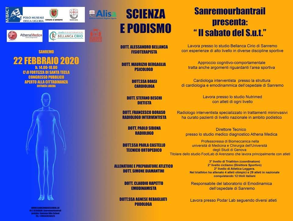 scienza e podismo sanremo 2020